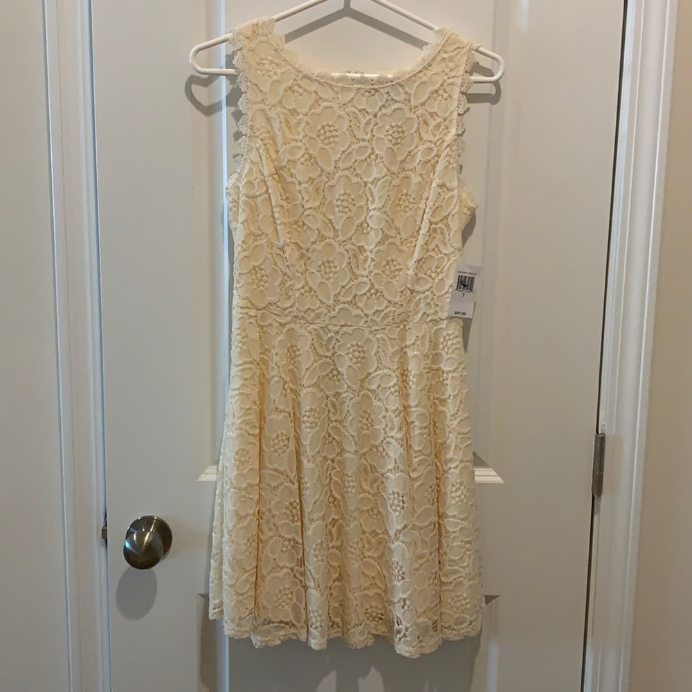 Lace Cream Dress